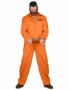 Cannibal Prisoner Costume for Men Halloween, Size: Medium/Large
