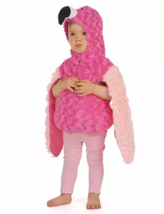 Flamingokostyme for barn, Størrelse: 3–4 år (98 – 104 cm)