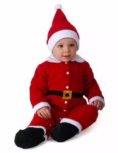 Baby julenissekostyme, Størrelse: 12–18 måneder