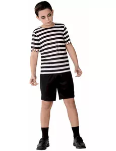 Morbid family costume for boys, Size: 7-9 years (130-145 cm)