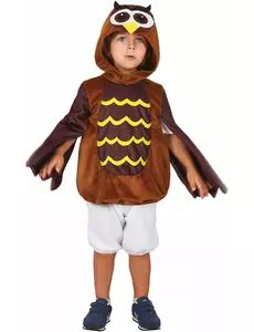 Children's owl costume, Size: 4-6 years (110-120 cm)