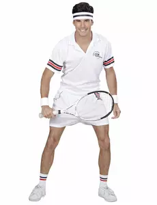 Tennisspillerkostyme for voksne, Størrelse: Medium