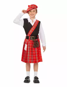 Liten skotsk guttekostyme, Størrelse: 9 år (122 – 134 cm)