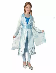 Blå Prinsesse Great North Kostyme til Jenter, Størrelse: 10–12 år (130–140 cm)