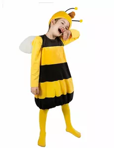 Willy Maya the Bee costume for children, Size: 5-6 years (110-116 cm)
