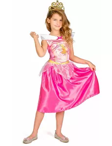 Aurora Tornerose Basiskostyme til Jenter, Størrelse: 5–6 år (109–126 cm)