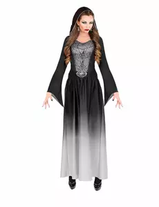 White Gothic Vampire Lady Costume for Women, Size: Large