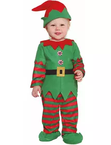 Baby Green Christmas Elf Costume, Size: 18-24 months (89 - 93cm)