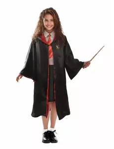 Luxury Hermione costume and accessories for children, Size: 7-9 years