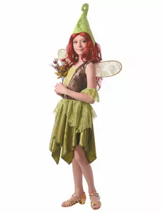 Skogfe-kostyme til jenter, Størrelse: 7–9 år (120–130 cm)