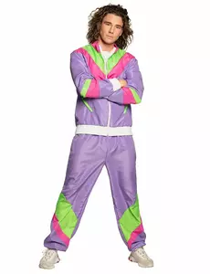 Men's retro jogging suit, Size: Medium
