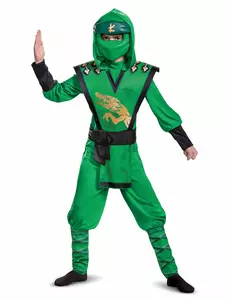 LEGACY Deluxe Lloyd Ninjago® Costume - LEGO Kids, Size: 5-6 years (109 - 126 cm)