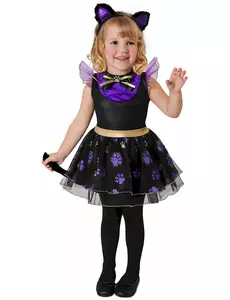 Baby purple cat costume, Size: 3-4 years (98 - 110 cm)