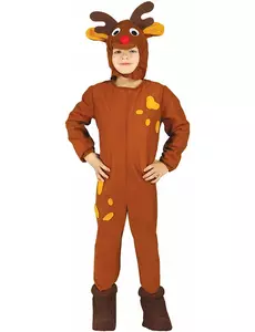 Barnas lille julereinsdyrkostyme, Størrelse: 5–6 år (110–115 cm)