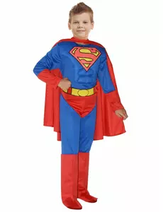 Muscle Superman costume for boys, Size: 5-7 years