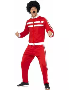 Men's 80s tracksuit costume, Size: Large