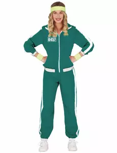 Grønn treningsdress for deltaker nummer 457 kvinner, Størrelse: Medium (38-40)