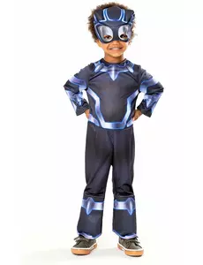 Black Panther Spidey og hans ekstraordinære venner-kostyme, Størrelse: 3–4 år (90–104 cm)