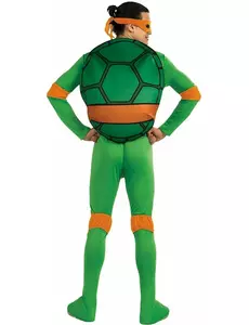 Michelangelo klassisk Teenage Mutant Ninja Turtles-kostyme for voksne, Størrelse: X-Large