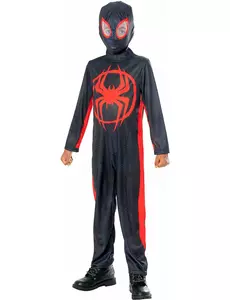 Miles Morales Costume - Spiderman Across the Spiderverse, Size: 9-10 years (134 to 140 cm)