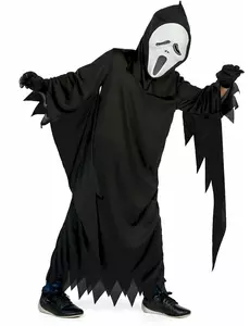 Children's horror movie killer costume, Size: 5-6 years (105-116 cm)