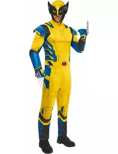Voksen standard Wolverine-kostyme, Størrelse: Medium