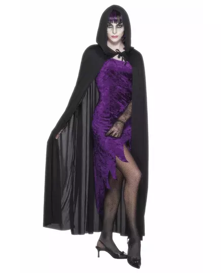 Svart vampyrkappe til voksne Halloween