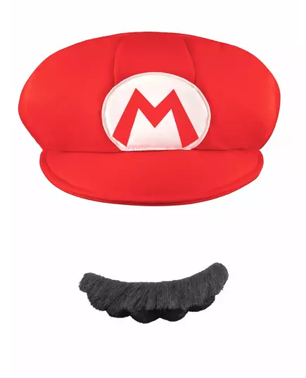 Voksen Mario-caps og bart