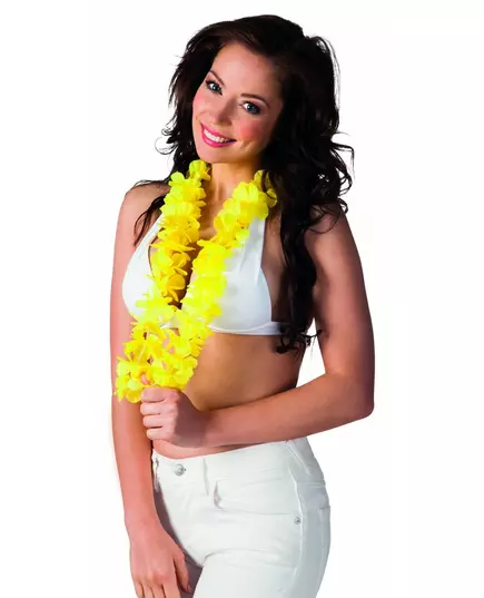 Gult hawaiisk halskjede
