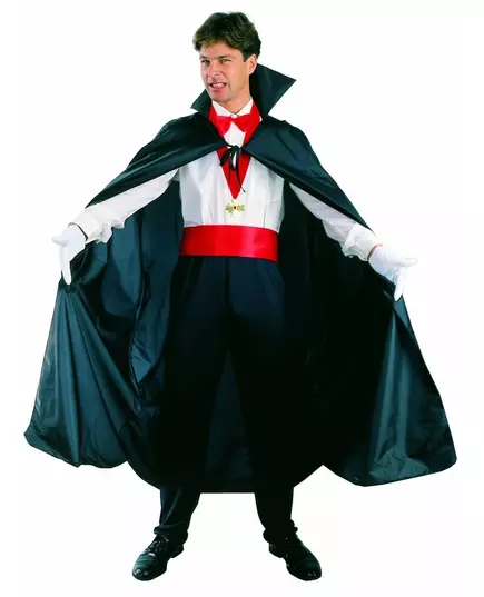 Black Dracula Cape Halloween Man