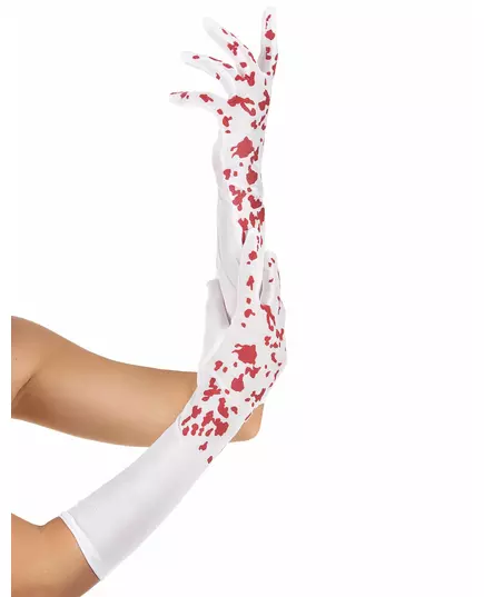 Women's Bloody White Long Gloves Halloween