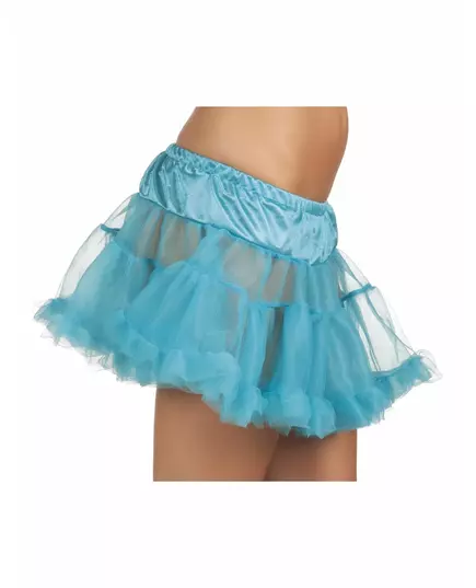 Women's turquoise blue tulle petticoat