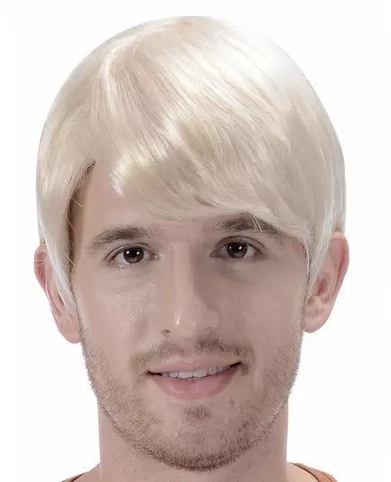 Short blonde wig for men