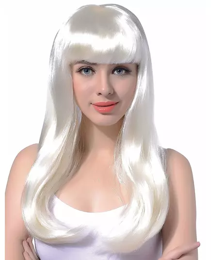 Long White Wig for Women