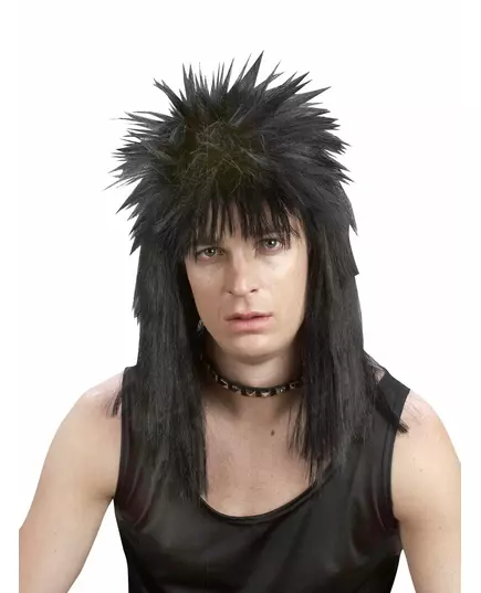 Adult black punk wig