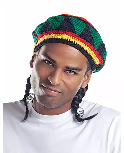 Reggae-stjerneparykk for menn