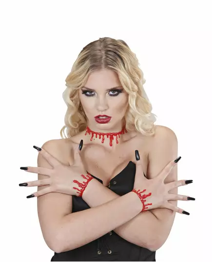 Blodig Halloween-choker til voksne