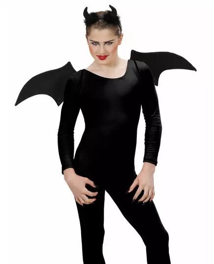 Svart demon Halloween-sett