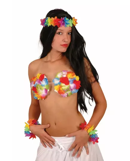 Voksen Hawaiisk Blomsterskall-BH