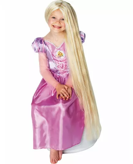 Prinsesse Rapunzel Lysende Parykk for Jenter