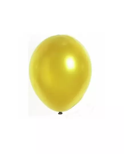 12 metalliske gullballonger 28 cm