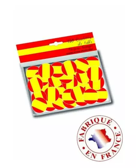 150 Spain flag table confetti