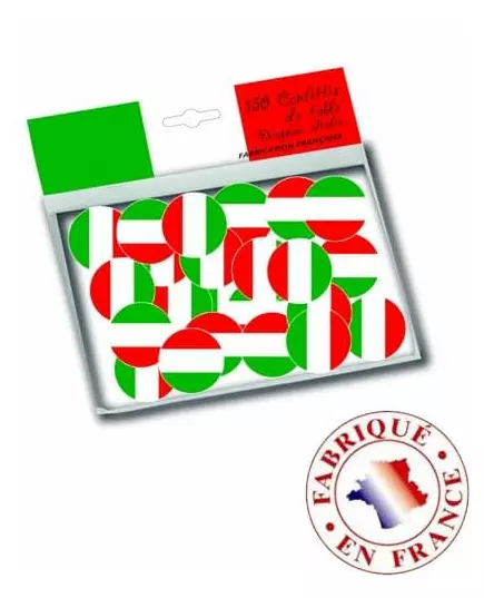 150 Italy flag table confetti