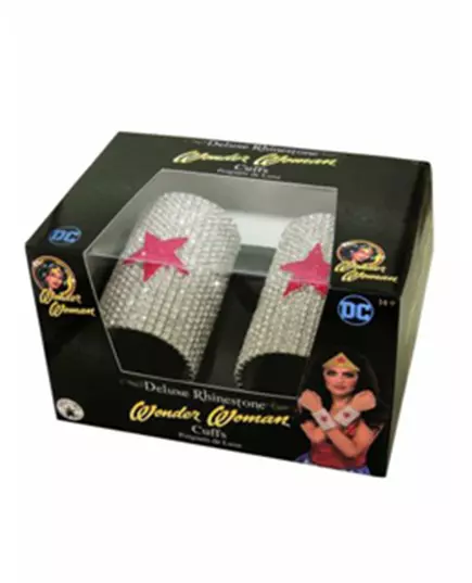 2 Wonder Woman luksusarmbånd med strass