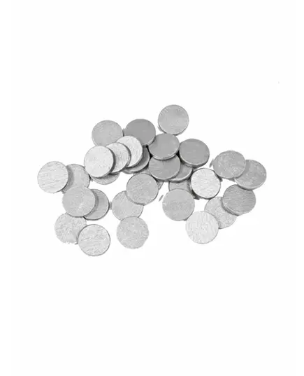 24 Silver Round Table Confetti 1.2cm