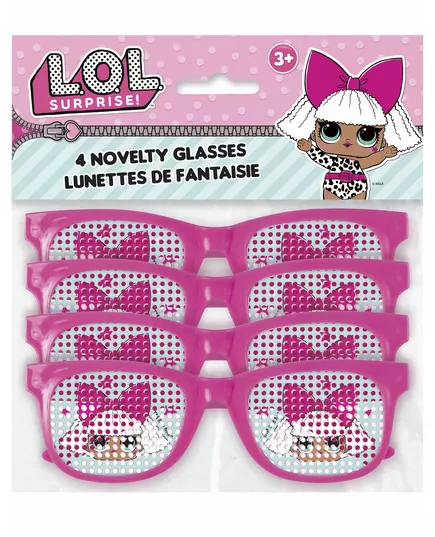 4 par LOL Surprise rosa polkadot-briller