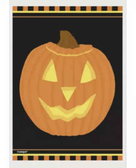 50 Halloween-gresskarposer i plast, 10 x 15 cm