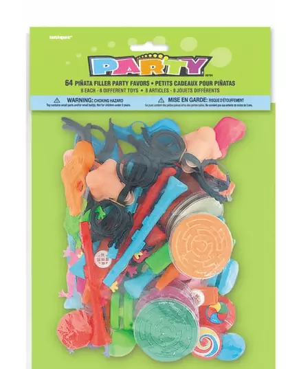 64 små piñata-leker