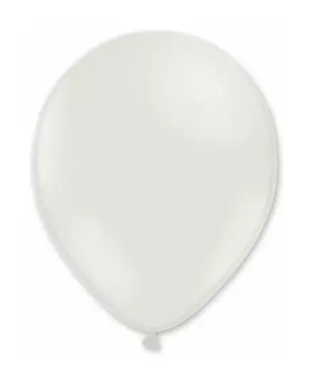 100 hvite ballonger 27 cm