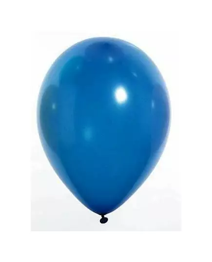 100 metalliske blå ballonger 29 cm